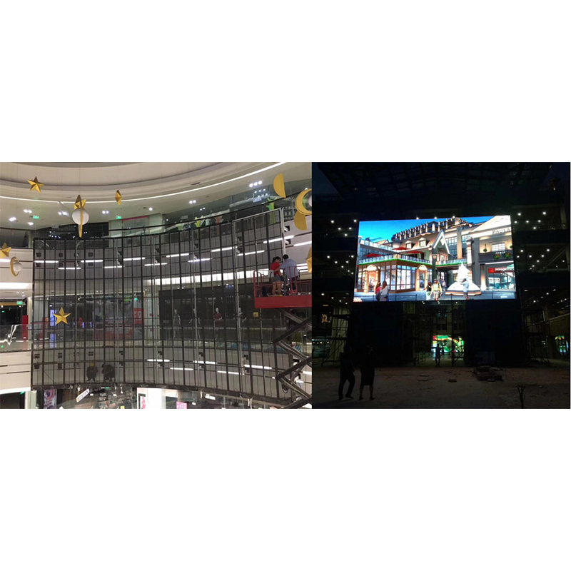 LED transparent screen